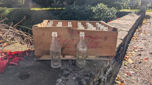 Coca cola kiste mit - (holz),