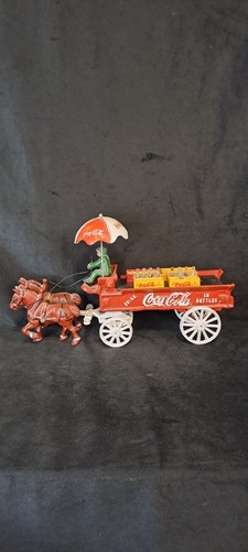Vintage coca cola pferdewagen - vintage,