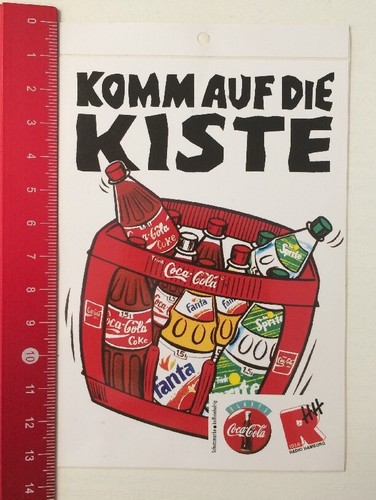 Aufkleber sticker komm - komm, auf