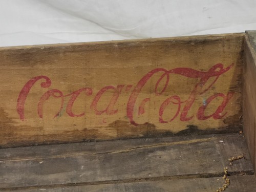 Holzkiste coca cola - 2x,