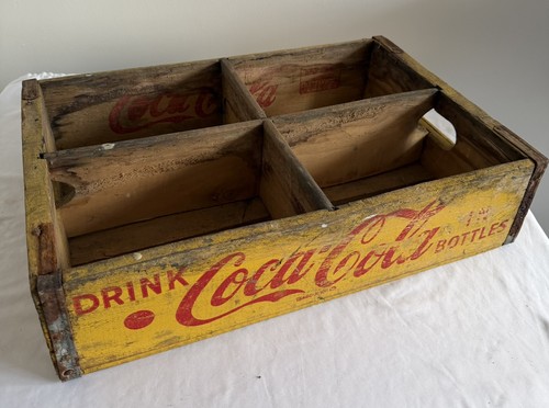 1960 coca cola - coca-cola, holz