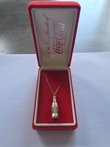 925 silber coca cola anhänger - silber,